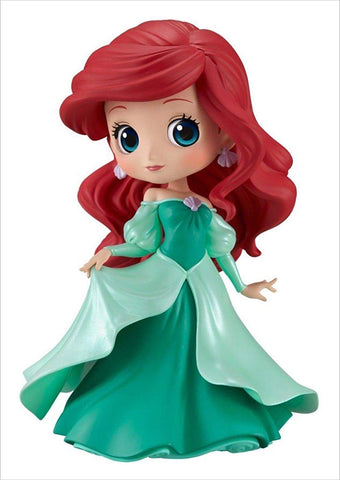 Disney The Little Mermaid Q-Posket Ariel Green Dress Figurine, Girl Power- Have a Blast Toys & Games