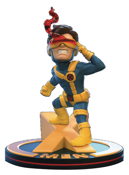 Quantum Mechanix Cyclops Q-Fig Diorama Figure, Marvel- Have a Blast Toys & Games