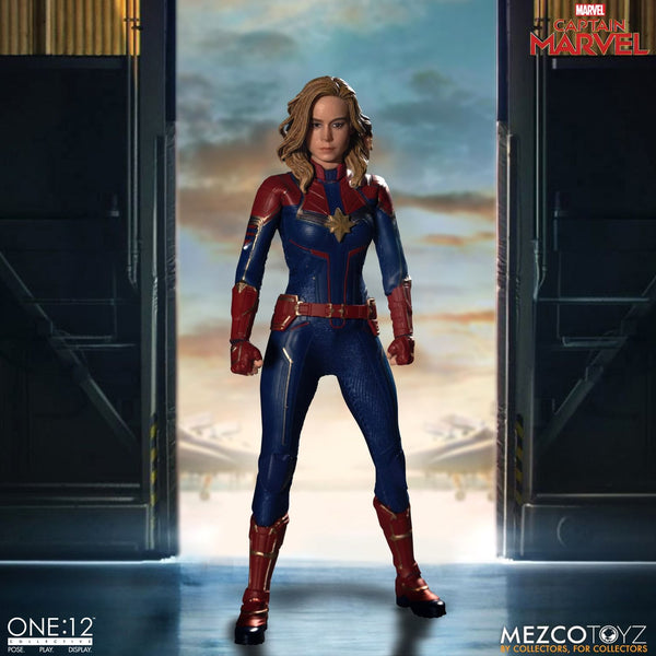 Mezco One:12 Collective Captain Marvel Action Figure, Marvel- Have a Blast Toys & Games