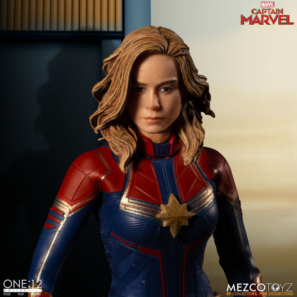 Mezco One:12 Collective Captain Marvel Action Figure, Marvel- Have a Blast Toys & Games