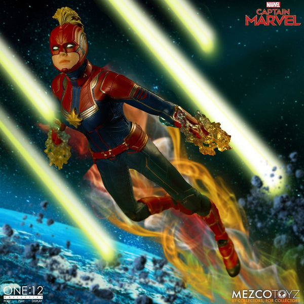 Mezco One:12 Collective Captain Marvel Action Figure, Marvel- Have a Blast Toys & Games