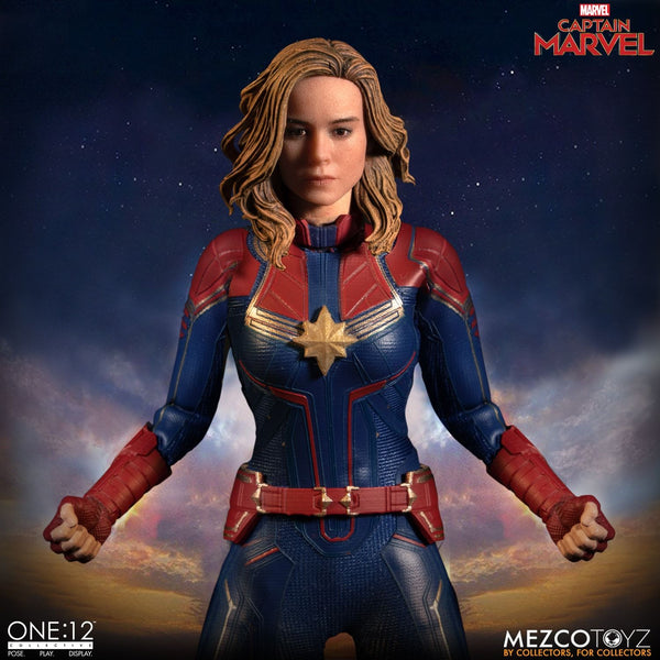 Mezco One:12 Collective Captain Marvel Action Figure, Marvel- Have a Blast Toys & Games