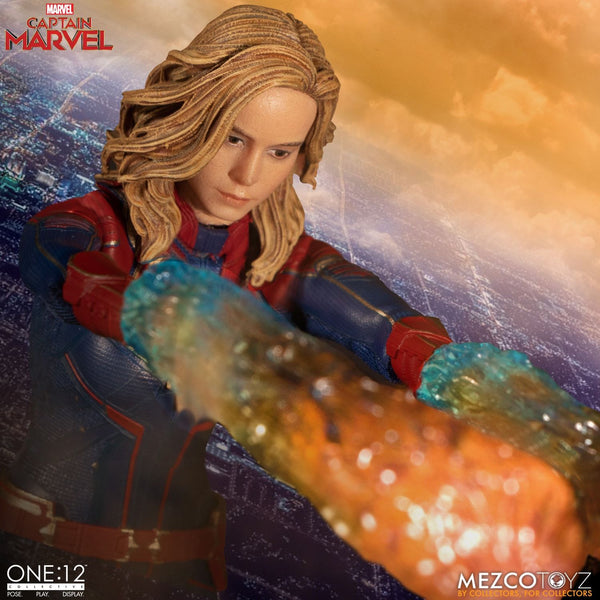 Mezco One:12 Collective Captain Marvel Action Figure, Marvel- Have a Blast Toys & Games