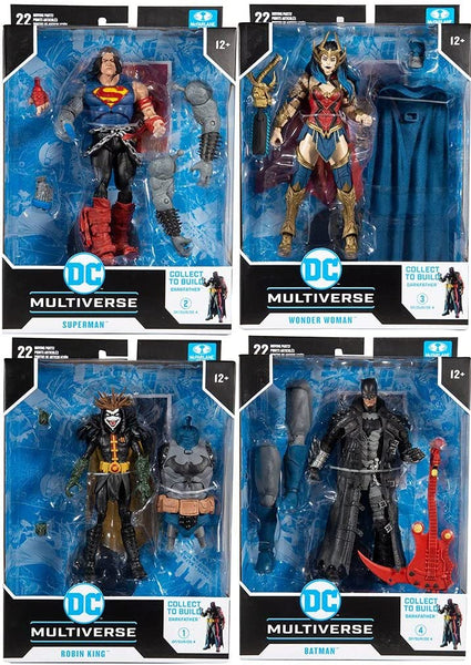 McFarlane DC Multiverse Batman Death Metal Darkfather Wave Figure Set of 4