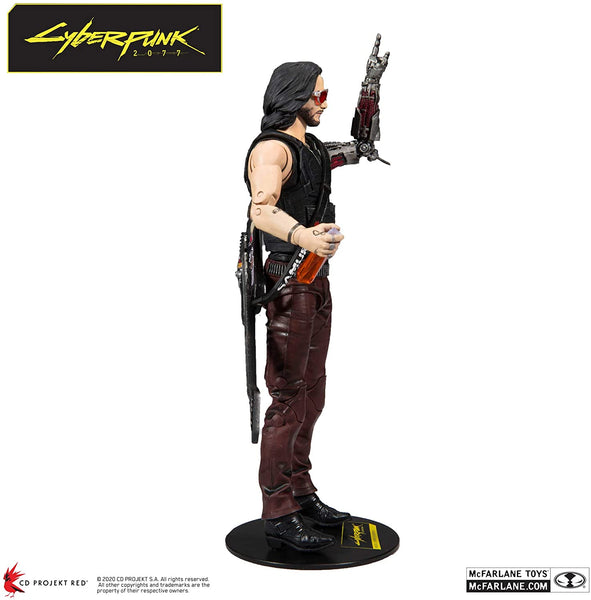 McFarlane Toys Cyberpunk 2077 Johnny Silverhand Action Figure, Popular Characters- Have a Blast Toys & Games