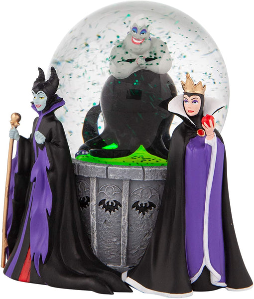 Department 56 Disney Villains Ursula, Maleficent and Evil Queen Lit Waterball