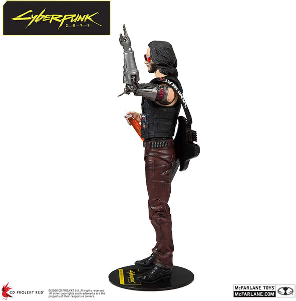 McFarlane Toys Cyberpunk 2077 Johnny Silverhand Action Figure, Popular Characters- Have a Blast Toys & Games
