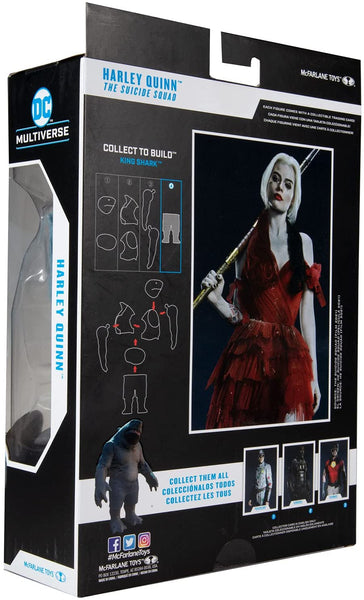 McFarlane DC Multiverse Suicide Squad Harley Quinn Figure King Shark Baf