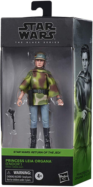 Star Wars The Black Series Princess Leia Organa Endor 6-Inch Action Figure