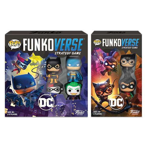 Funko Pop Funkoverse DC Comics Base 100 & Expandalone 101 Game Set of 2, Popular Characters- Have a Blast Toys & Games