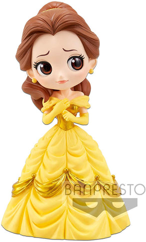Disney Beauty & The Beast Q Posket Belle Classic Yellow Dress Figure