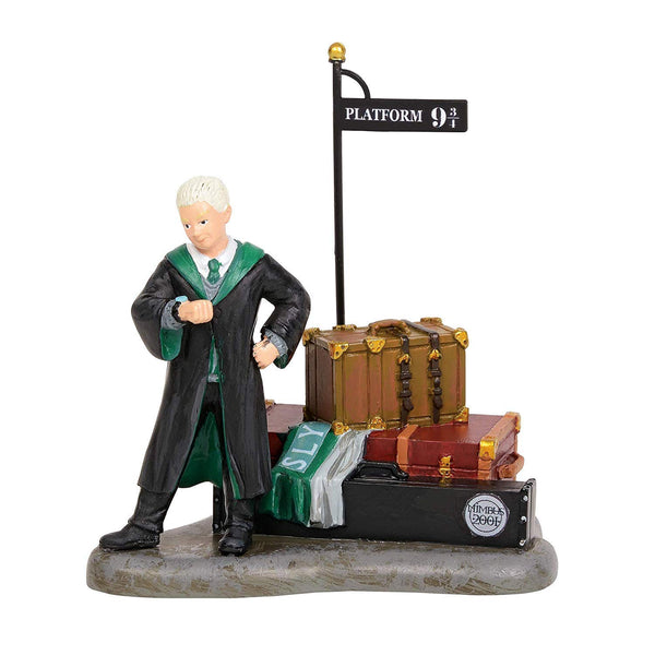 Department 56 Harry Potter Village Draco Waits at Platform 9 3/4 Figurine, Popular Characters- Have a Blast Toys & Games