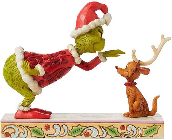 Jim Shore The Grinch Bending Over Petting Max Figurine