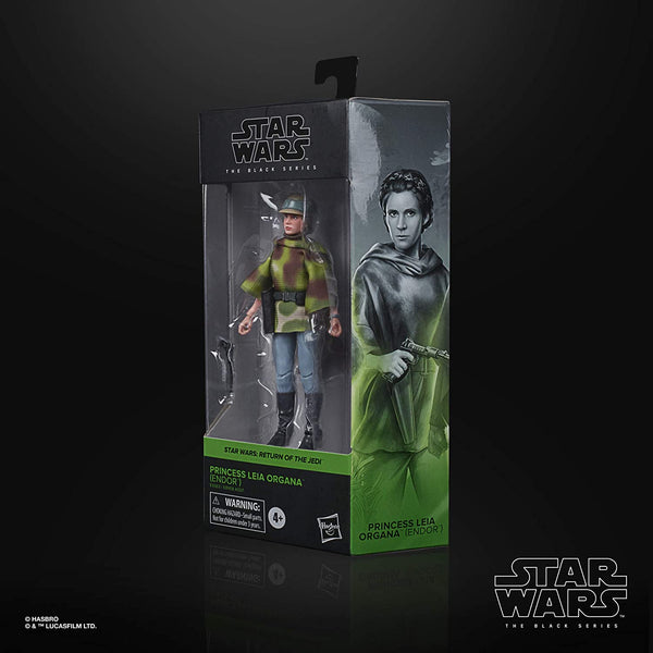 Star Wars The Black Series Princess Leia Organa Endor 6-Inch Action Figure