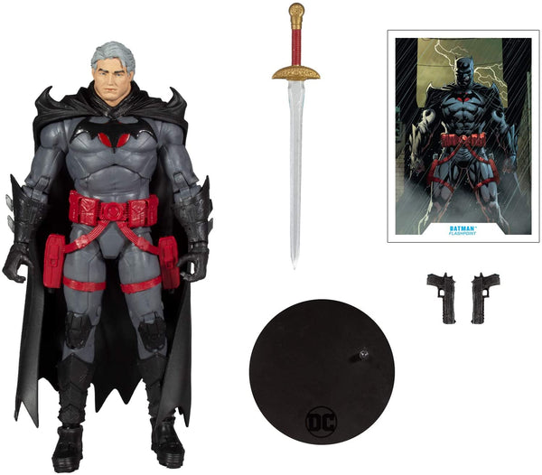 McFarlane DC Multiverse Flashpoint Thomas Wayne Batman Unmasked 7-Inch Figure