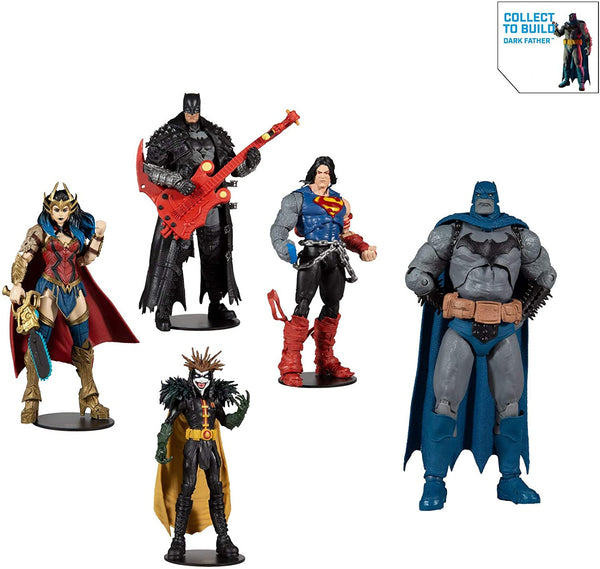 McFarlane DC Multiverse Batman Death Metal Darkfather Wave Figure Set of 4