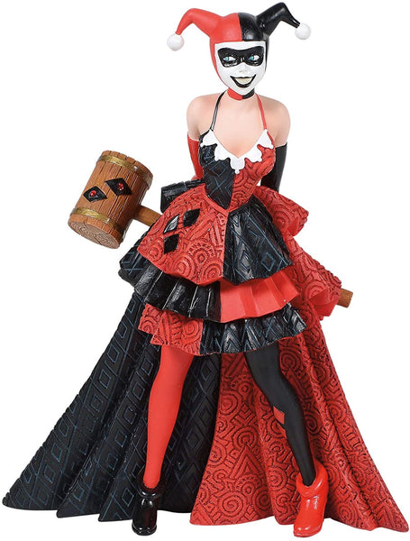 Enesco DC Comics Couture de Force Harley Quinn Figurine, Popular Characters- Have a Blast Toys & Games