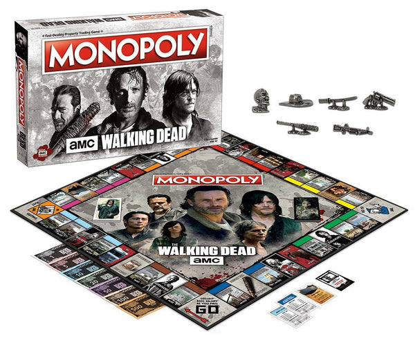 AMC The Walking Dead Monopoly Board Game Damaged Box, The Walking Dead- Have a Blast Toys & Games