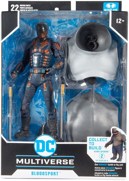 McFarlane DC Multiverse Suicide Squad Bloodsport Figure King Shark Baf