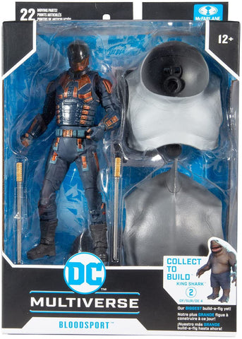 McFarlane DC Multiverse Suicide Squad Bloodsport Figure King Shark Baf