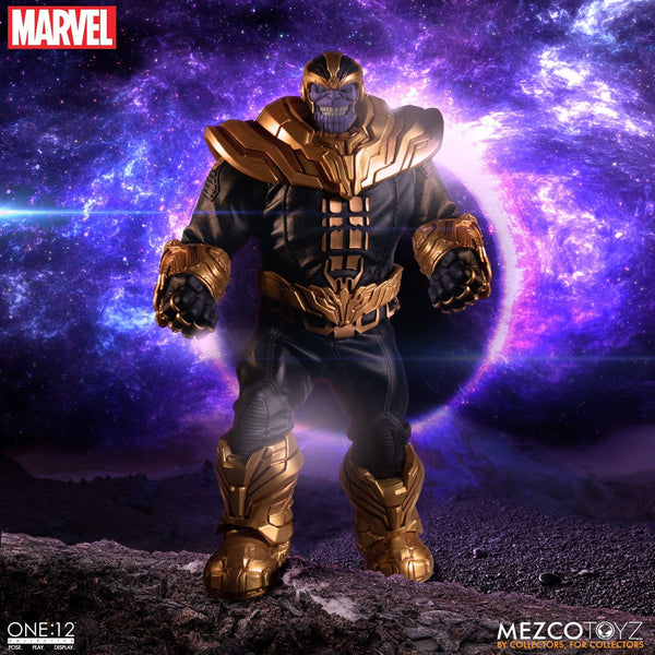 Mezco One:12 Collective Thanos Action Figure, Marvel- Have a Blast Toys & Games