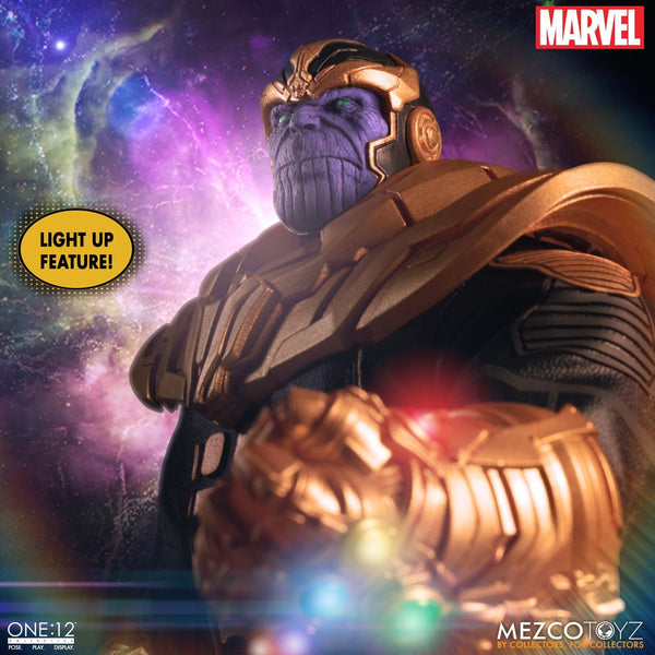 Mezco One:12 Collective Thanos Action Figure, Marvel- Have a Blast Toys & Games