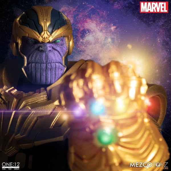Mezco One:12 Collective Thanos Action Figure, Marvel- Have a Blast Toys & Games