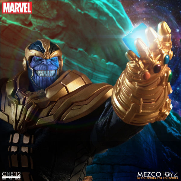 Mezco One:12 Collective Thanos Action Figure, Marvel- Have a Blast Toys & Games