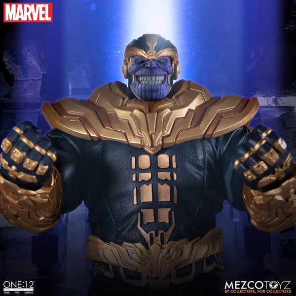 Mezco One:12 Collective Thanos Action Figure, Marvel- Have a Blast Toys & Games