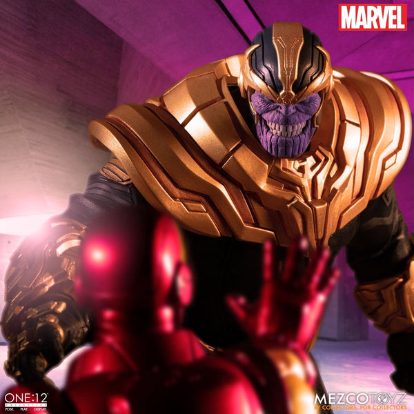 Mezco One:12 Collective Thanos Action Figure, Marvel- Have a Blast Toys & Games