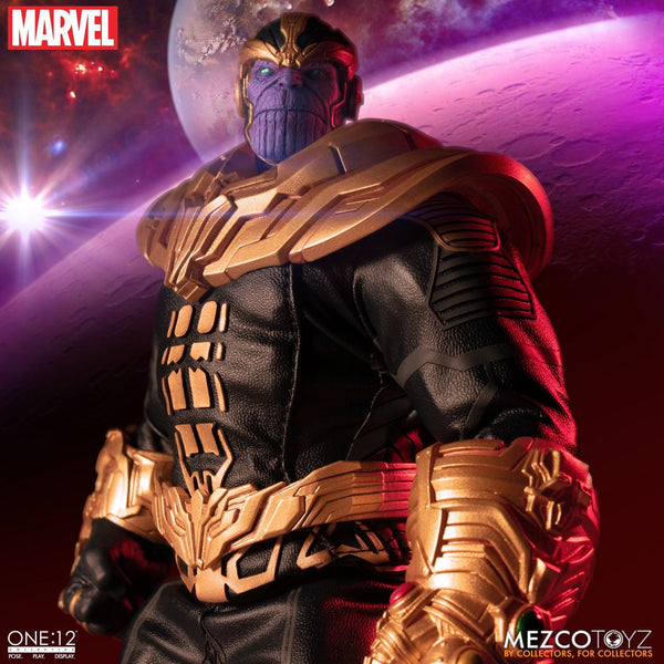 Mezco One:12 Collective Thanos Action Figure, Marvel- Have a Blast Toys & Games