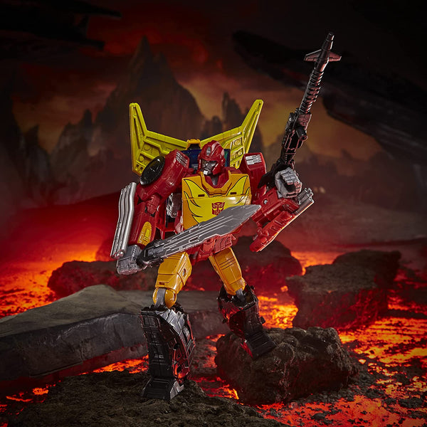 Transformers Kingdom War for Cybertron Rodimus Prime Commander Class Figure
