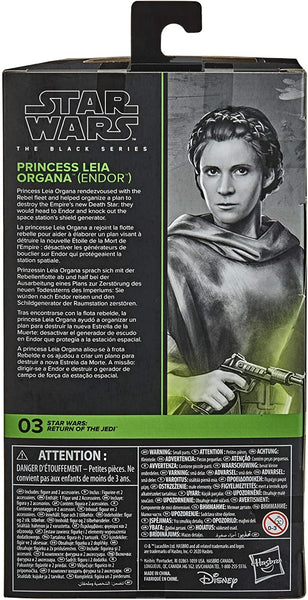 Star Wars The Black Series Princess Leia Organa Endor 6-Inch Action Figure