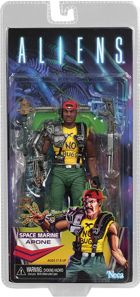 NECA Aliens Space Marine Apone Kenner Tribute 7-inch Scale Action Figure