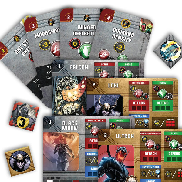 Marvel Strike Teams Strategy Game Avengers Initiative Expansion, Marvel- Have a Blast Toys & Games