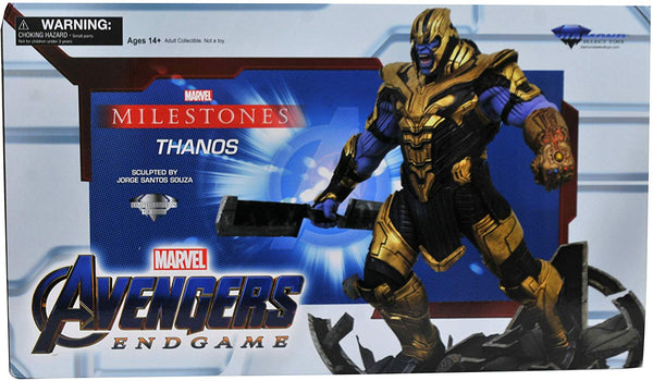 Marvel Milestones Avengers Endgame Armored Thanos Statue, Marvel- Have a Blast Toys & Games