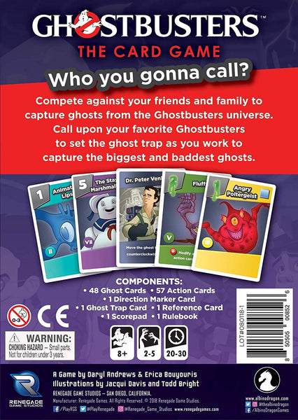 Renegade Studios Ghostbusters Card Game, Popular Characters- Have a Blast Toys & Games