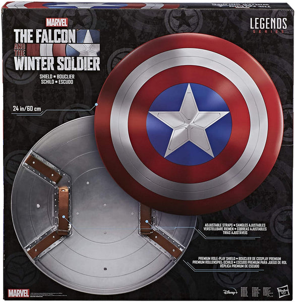 Marvel Legends Falcon and Winter Soldier Captain America Replica Shield