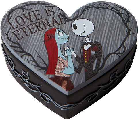 Disney The Nightmare Before Christmas Jack and Sally Trinket Box