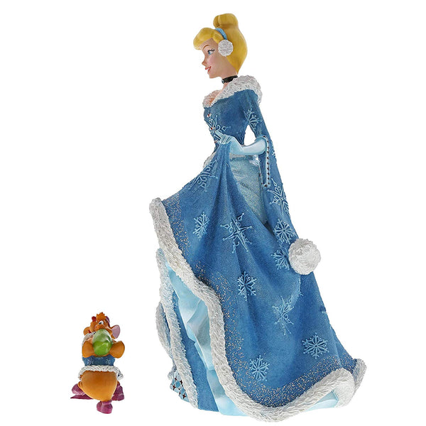 Enesco Disney Showcase Holiday Cinderella with Mice Figurine, Popular Characters- Have a Blast Toys & Games