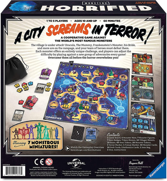 Ravensburger Horrified Universal Studios Monsters Strategy Board Game