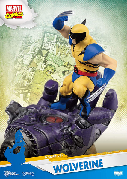 Beast Kingdom Marvel Wolverine D-Stage Series 6-Inch Statue, Marvel- Have a Blast Toys & Games
