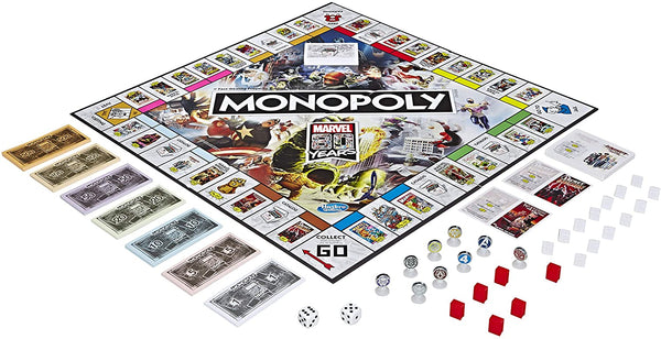 Monopoly Marvel Comics 80 Years Edition Board Game