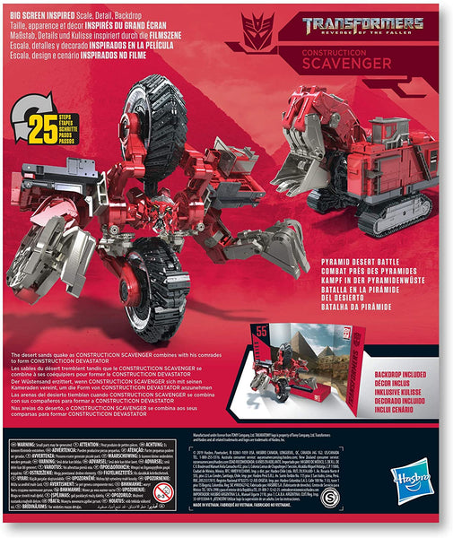 Transformers Studio Series Leader Class Scavenger Figure 55, Popular Characters- Have a Blast Toys & Games