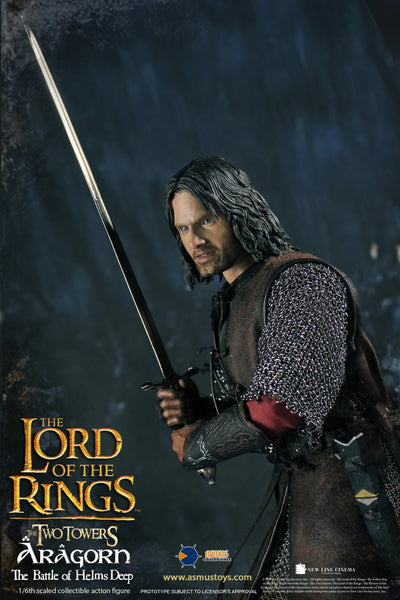 Asmus Lord of the Rings Lotr Aragorn at Helms Deep 1:6 Scale Figure