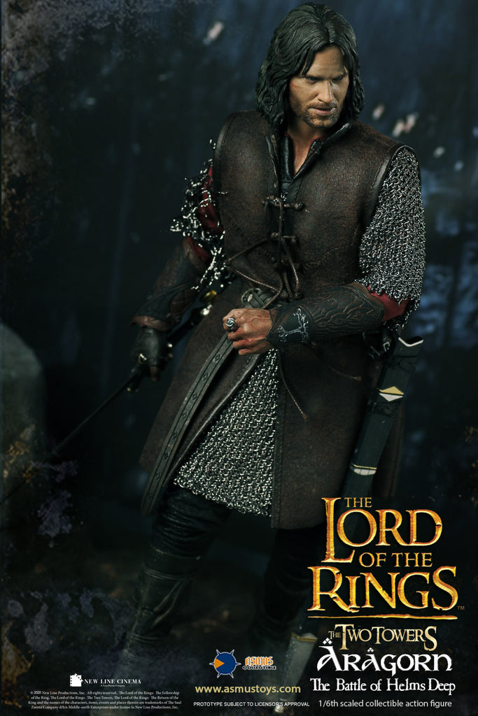 Asmus Lord of the Rings Lotr Aragorn at Helms Deep 1:6 Scale Figure ...