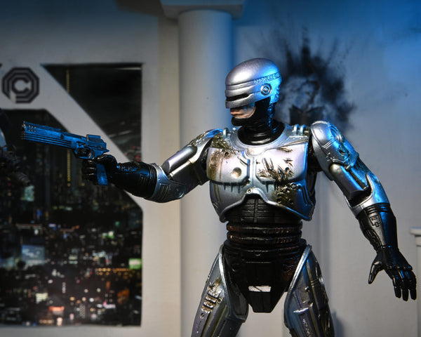 NECA Battle Damaged Robocop with Chair Ultimate 7-Inch Scale Figure Set