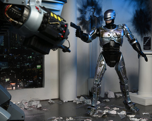 NECA Battle Damaged Robocop with Chair Ultimate 7-Inch Scale Figure Set