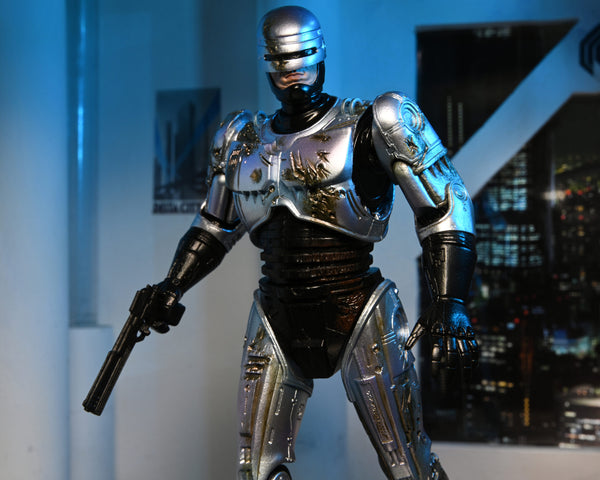 NECA Battle Damaged Robocop with Chair Ultimate 7-Inch Scale Figure Set