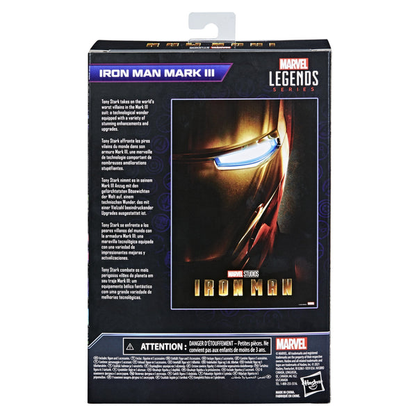 Marvel Legends Infinity Saga Iron Man Mark III (3) 6-Inch Figure